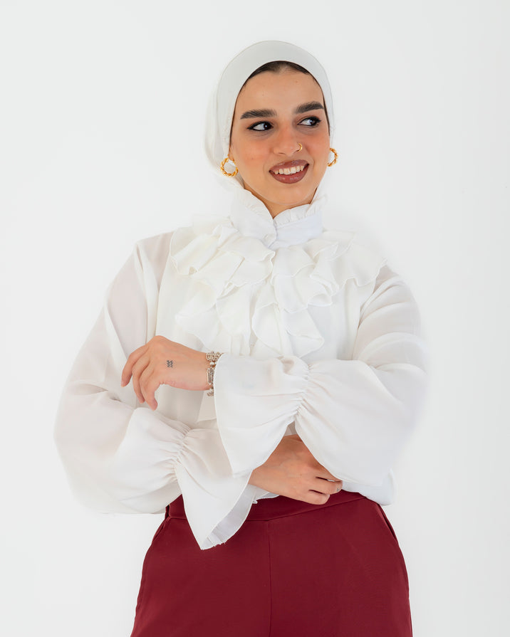 Verasailles Ruffle Blouse