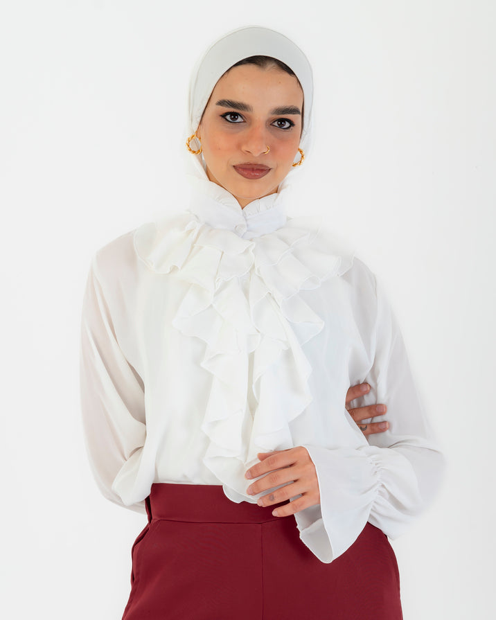 Verasailles Ruffle Blouse