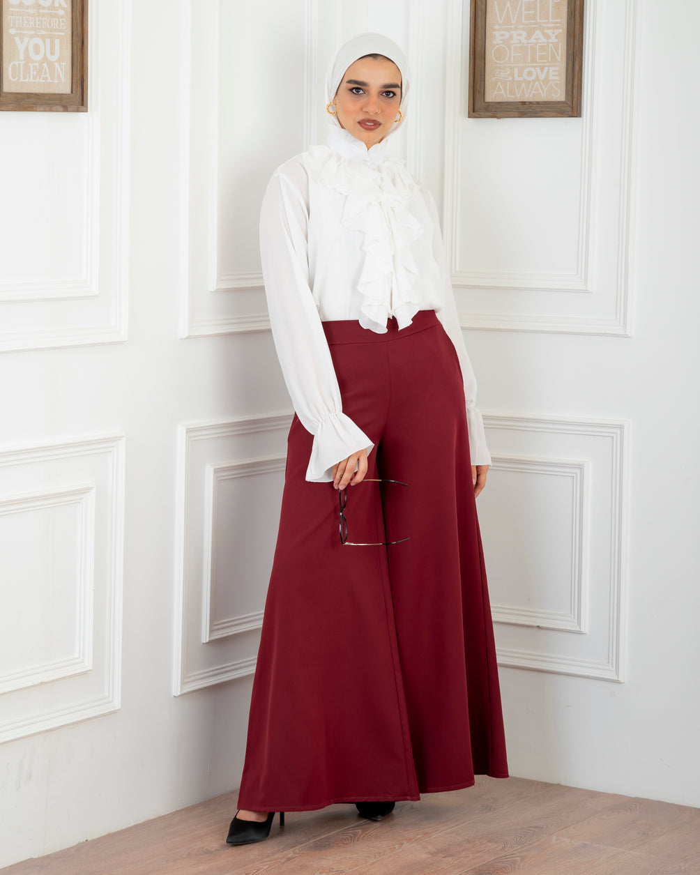 Basic wide pants