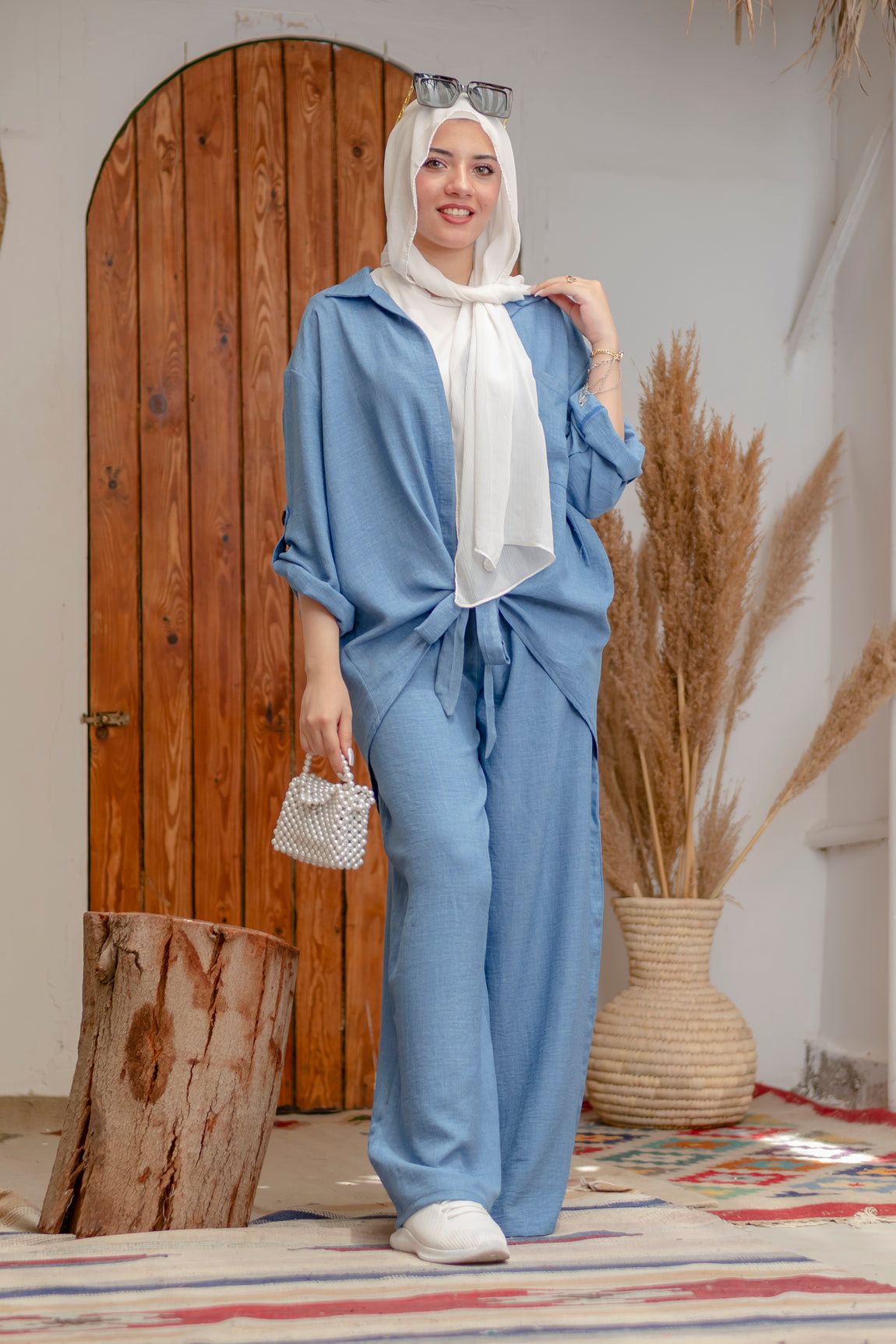 Elegant Beige Linen Suit