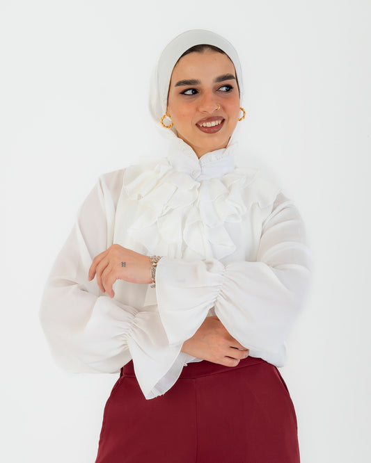 Verasailles Ruffle Blouse